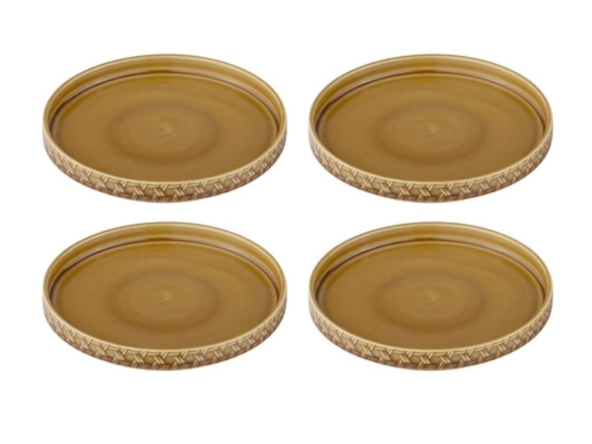 ladelle HEATH Tapas-Teller karamell 20 x 2,5 cm 4tlg Freisteller