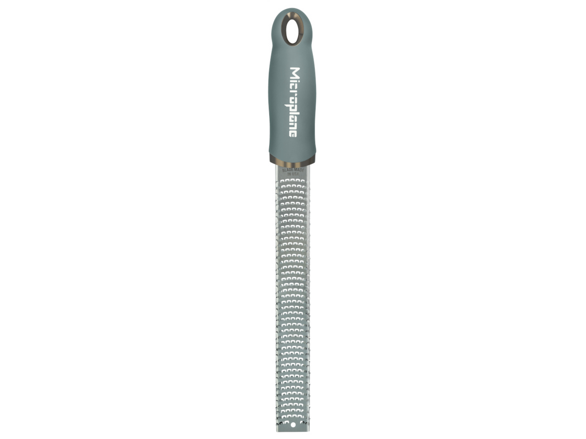 Microplane Premium Zester Reibe eukalyptusgrün Freisteller 1