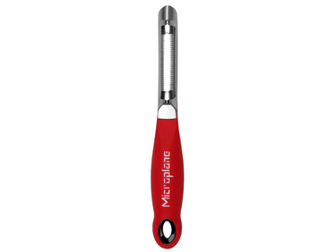 Microplane Profi-Schäler mit gezähnter Klinge rot Freisteller 1