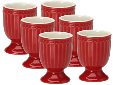 Greengate Alice Eierbecher red 6,5cm Set6 Freisteller