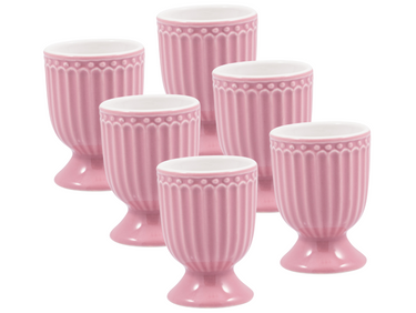 Greengate Alice Eierbecher dusty rose 6,5 cm Set6 Freisteller