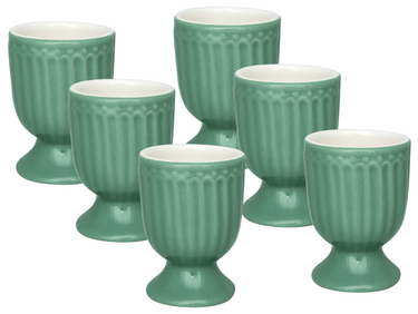 Greengate Alice Eierbecher dusty green 6,5 cm Set6 Freisteller