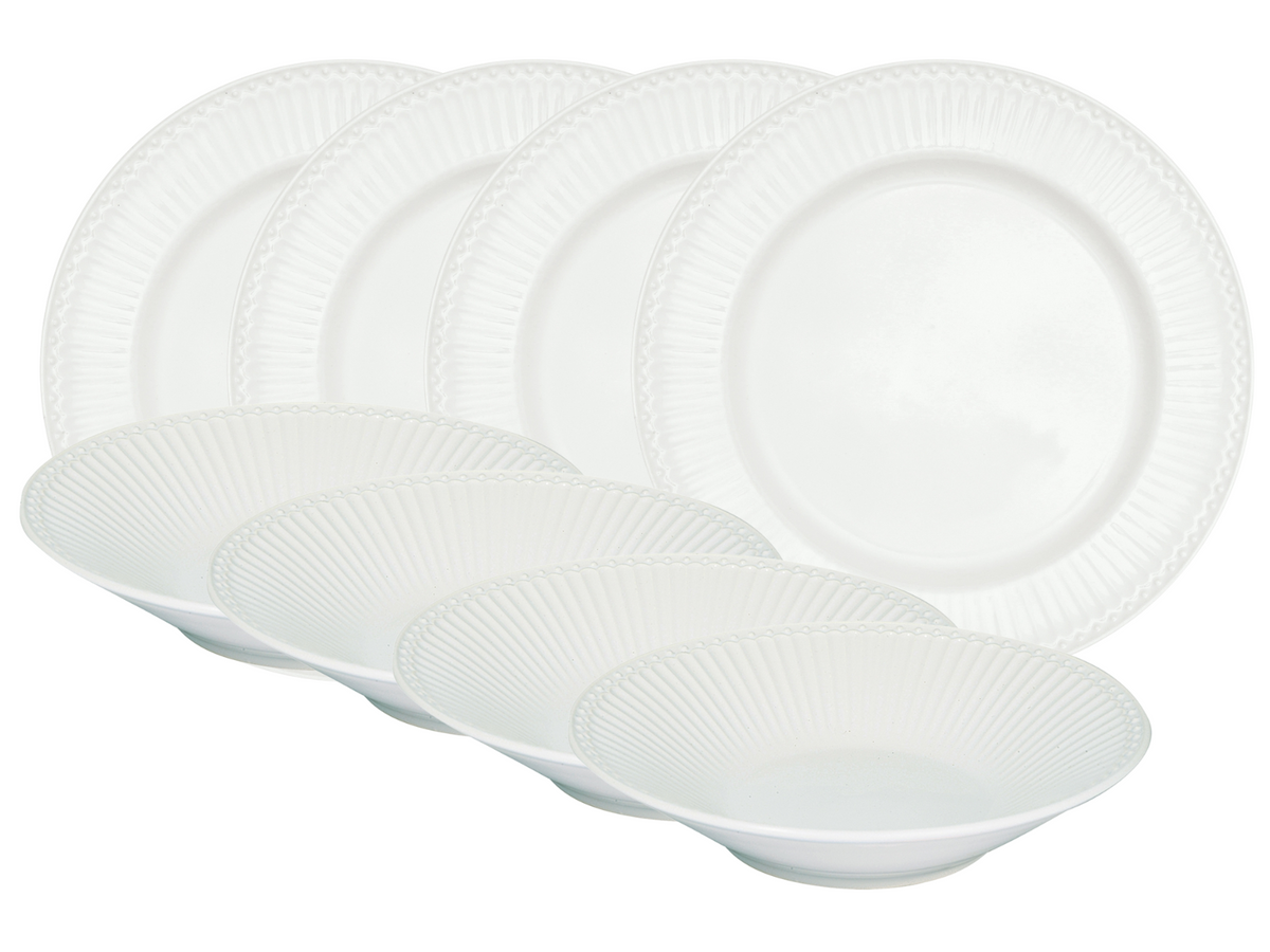 Greengate Alice Tafelset white 8tlg Freisteller