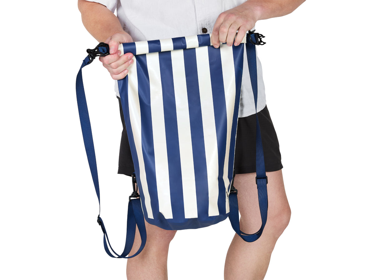 Dock & Bay Tragetasche wasserdicht M Whitsunday Blue 20l Freisteller 3