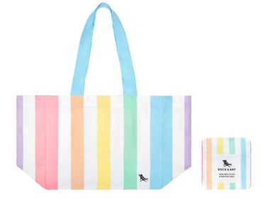 Dock & Bay Strandtasche faltbar Unicorn Waves Freisteller 1