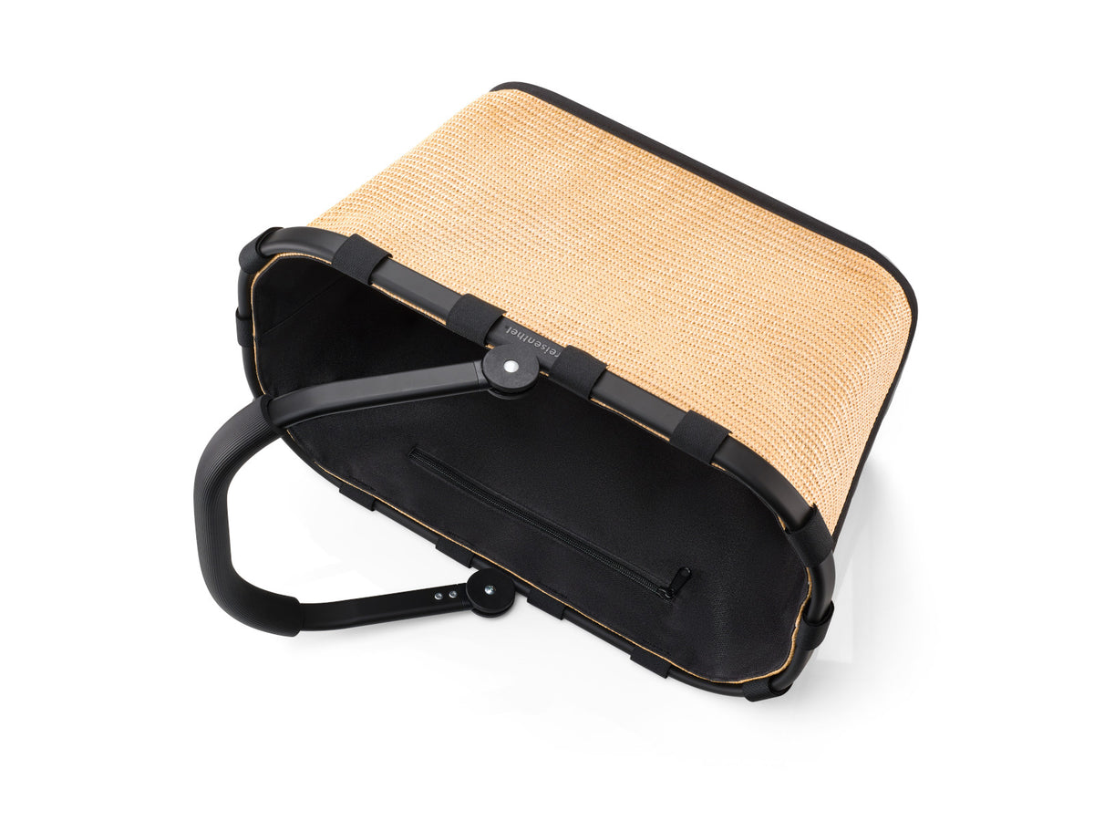 reisenthel carrybag frame raffia black Freisteller 5