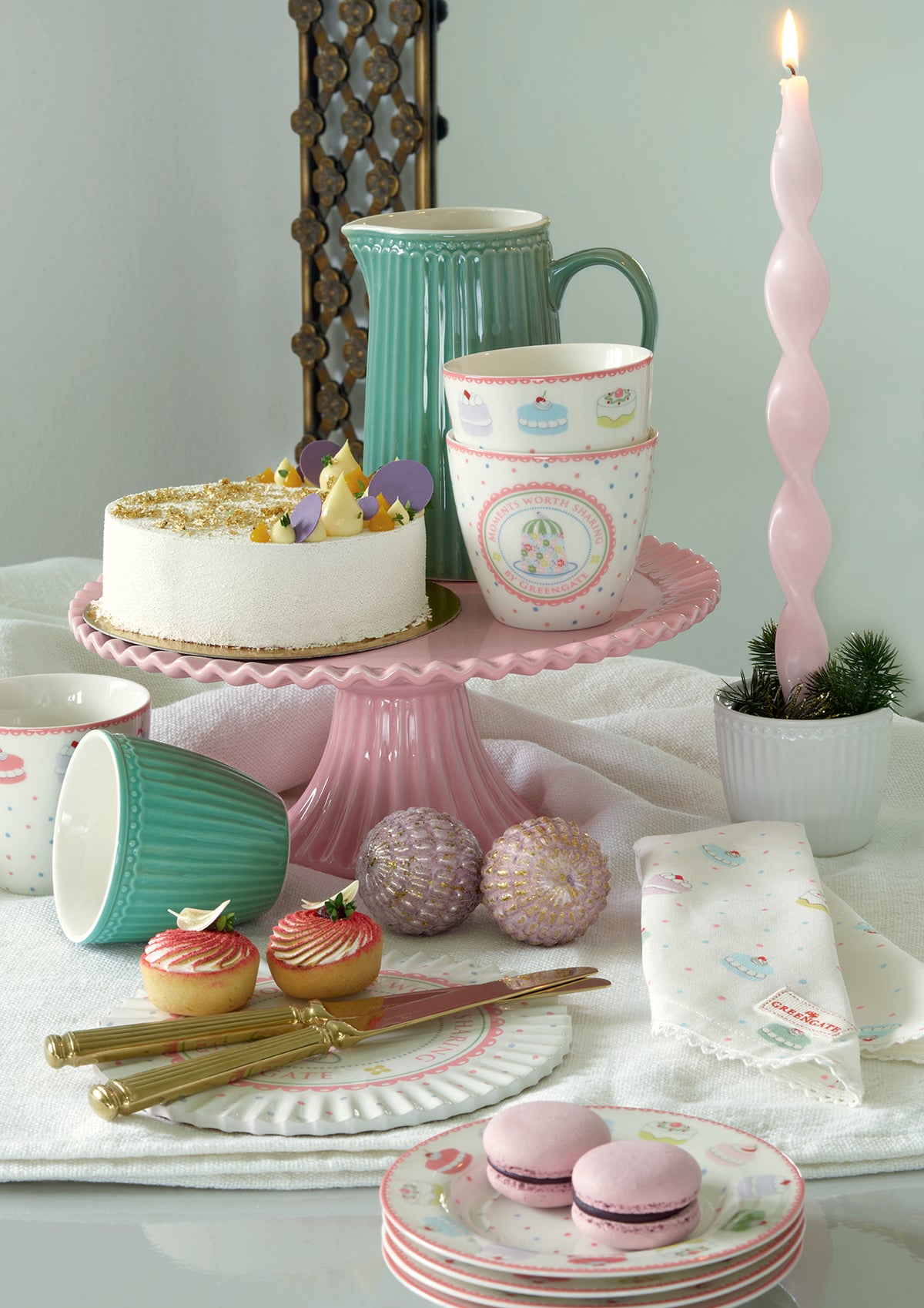 Greengate Alice Mini Latte Cup dusty green 0,1l