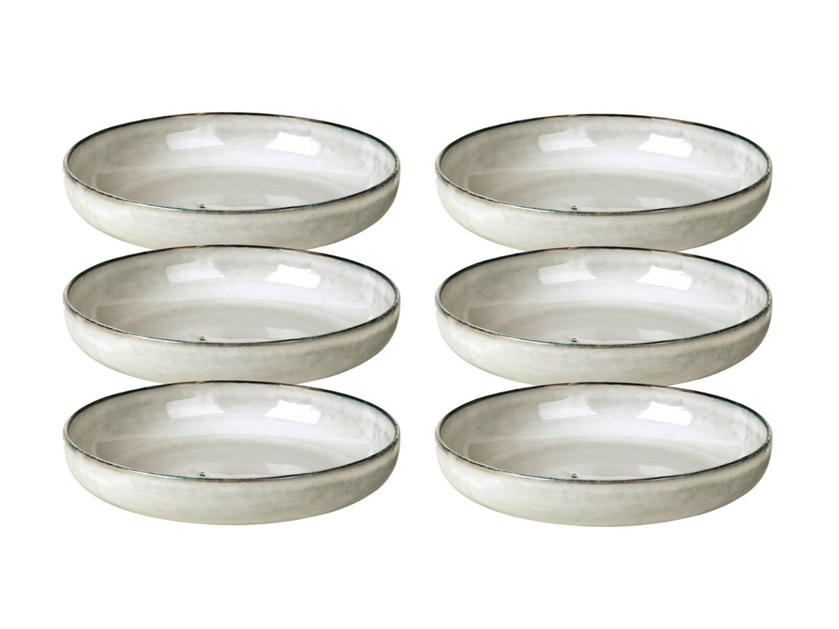 Broste Copenhagen NORDIC SAND Schale 22,5 cm Set6