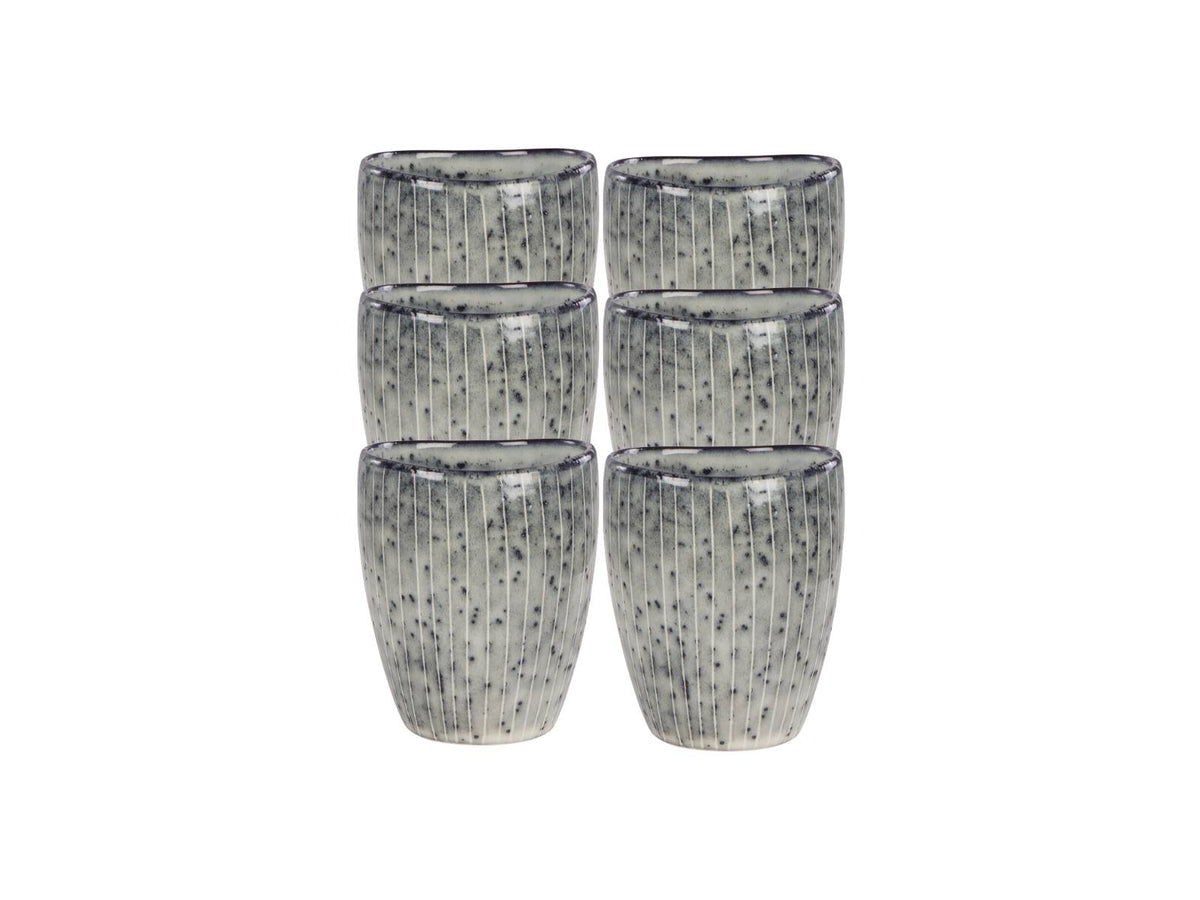 Broste Copenhagen NORDIC SEA Espresso Becher 0,1 l Set6
