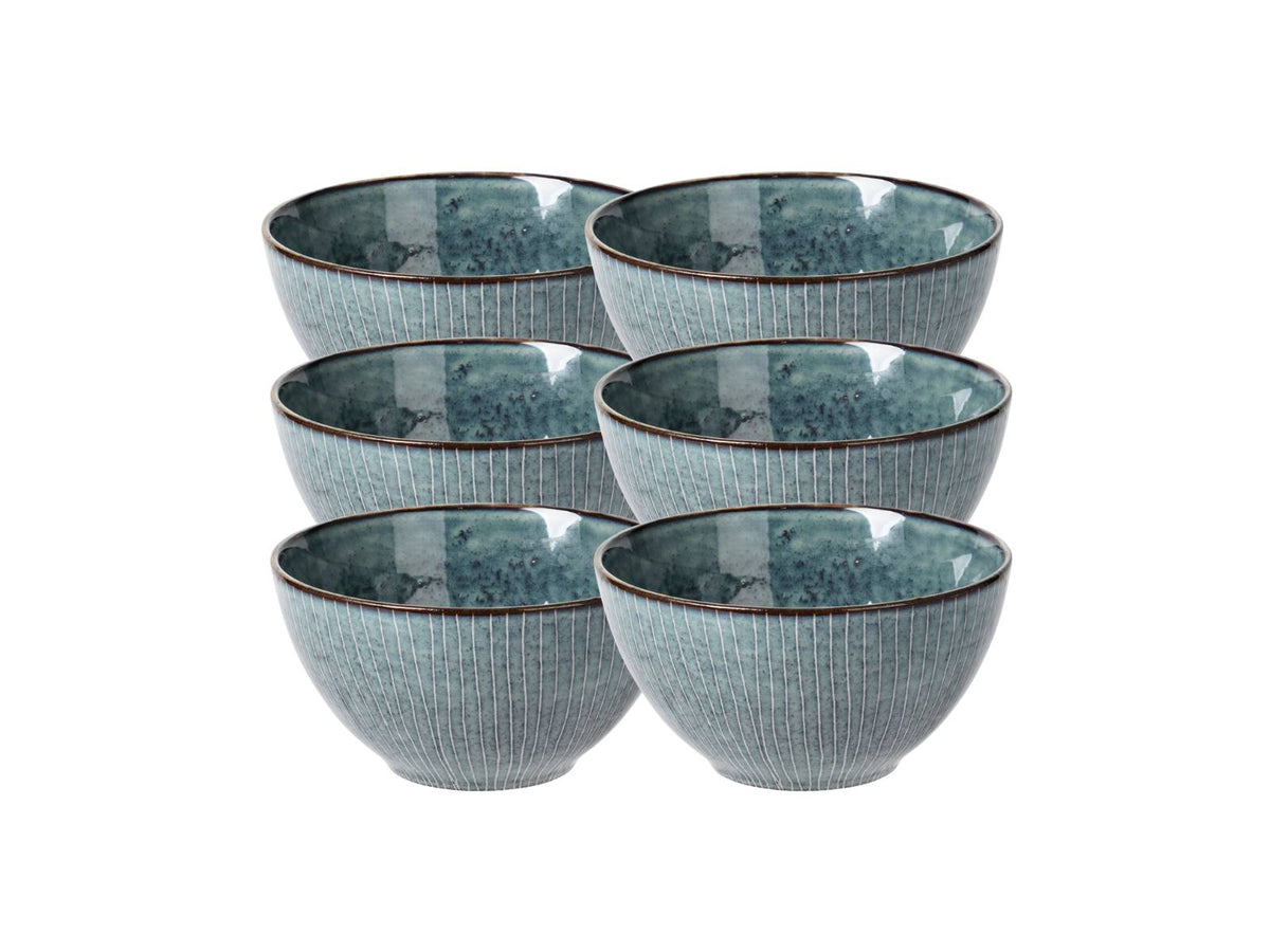 Broste Copenhagen NORDIC SEA Schale 17 x 8 cm Set6