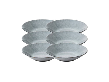 Broste Copenhagen NORDIC SEA Teller tief 22,5 cm Set6