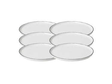 Broste Copenhagen SALT Dessertteller 22 cm Set6