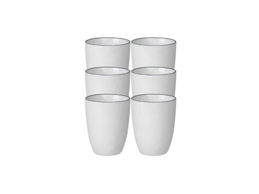Broste Copenhagen SALT Espresso Becher ohne Henkel 0,1 l Set6