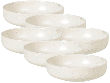 Broste Copenhagen NORDIC VANILLA Schale rund 17cm Set6 Freisteller