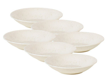 Broste Copenhagen NORDIC VANILLA Teller tief 22,5cm Set6 Freisteller