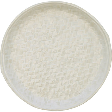 Greengate Woven Frühstücksteller off white 22,5cm Freisteller