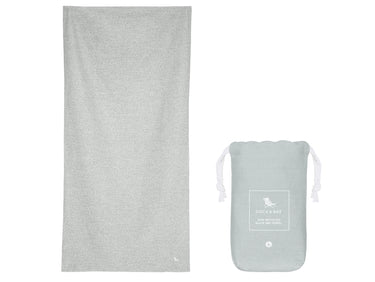 Dock & Bay Fitness-Handtuch L Mountain Grey 160x90cm Freisteller 1