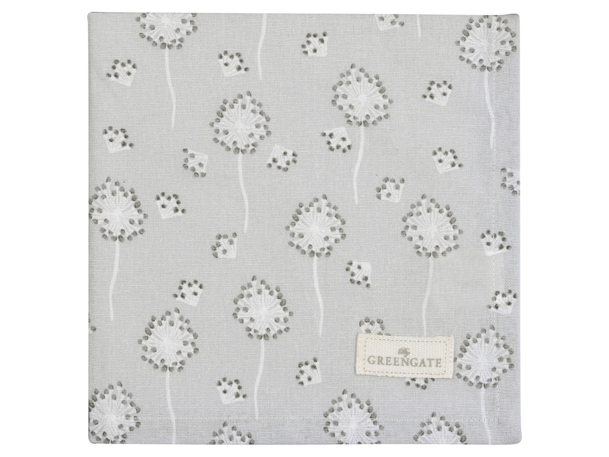 Greengate Laryn Stoffserviette grey 40x40cm Freisteller 1