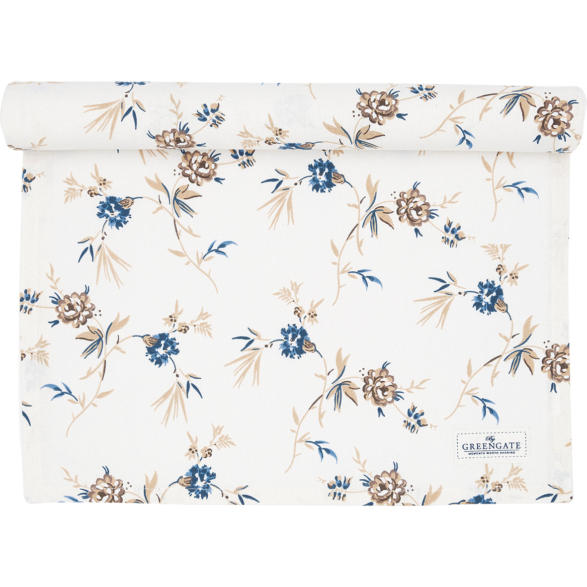 Greengate Uma Tischläufer beige 140x45cm