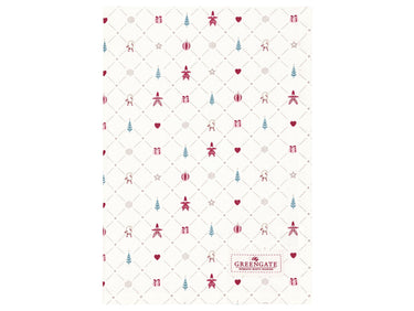 Greengate Clarina Geschirrtuch white 70x50cm Freisteller 1