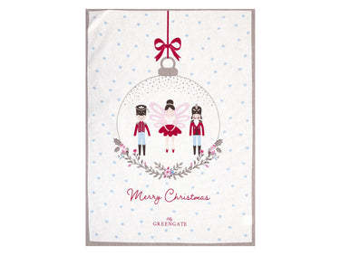 Greengate Cindarella Geschirrtuch white bedruckt 70x50cm Freisteller 1