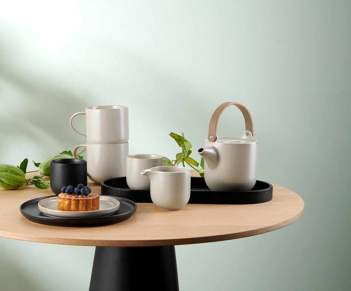 ASA Selection COPPA Teekanne mit hellem Holzgriff tofu 1,0l Lifestyle