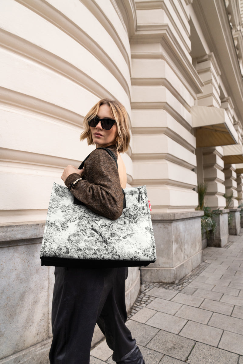reisenthel daily shopper jacquard grey Lifestyle 6