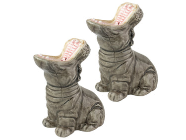 Donkey Products Hungry Hippos Salz- und Pefferstreuer-Set grau Freisteller 1