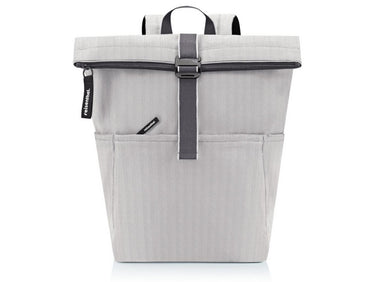 reisenthel rolltop backpack herringbone grey Freisteller 1
