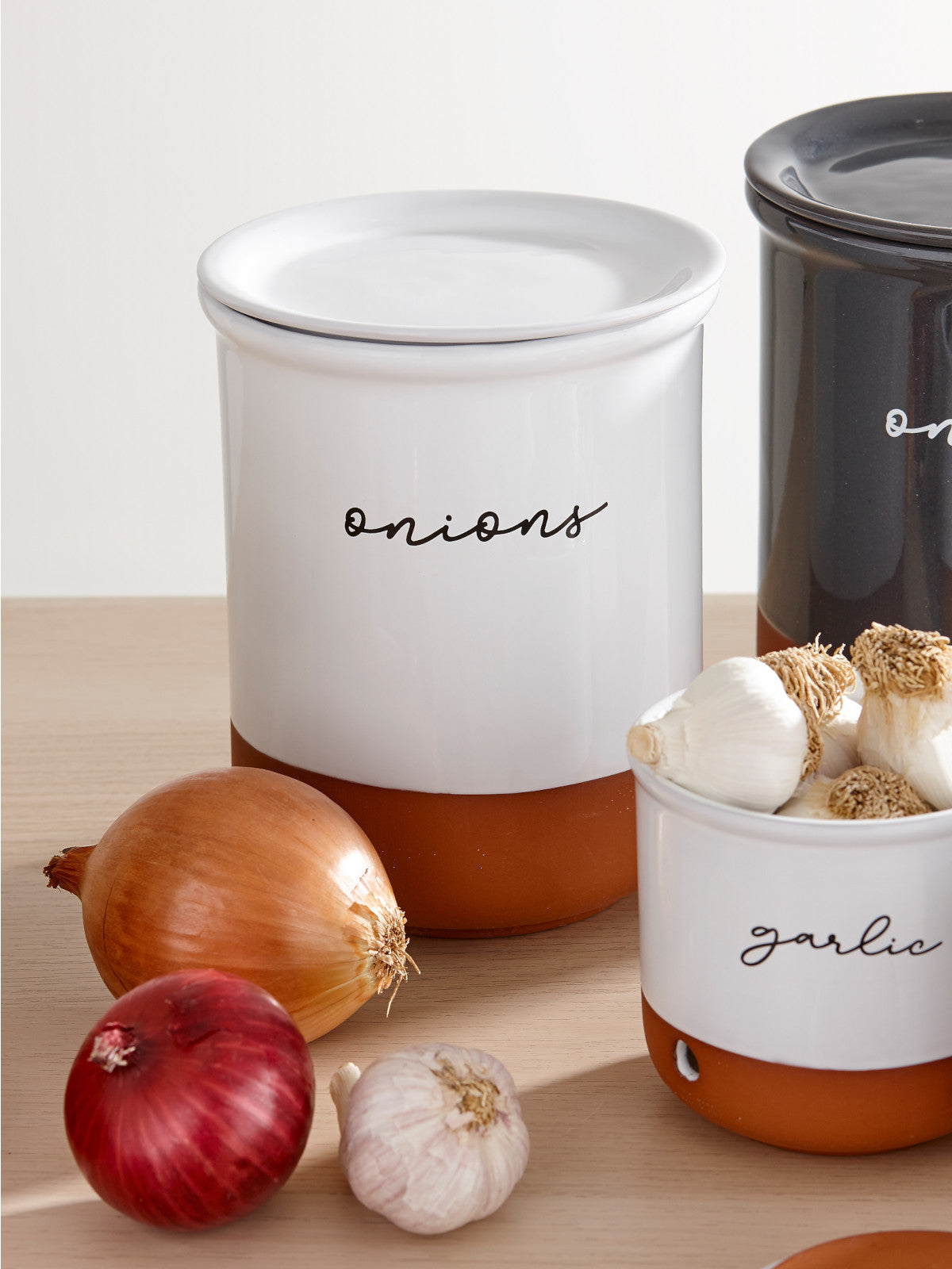 ladelle Eco Zwiebel Topf weiß 16,5cm Lifestyle 3