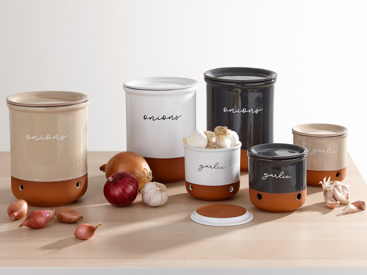 ladelle Eco Zwiebel Topf weiß 16,5cm Lifestyle 2