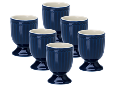 Greengate Alice Eierbecher dark blue 6,5 cm Set6 Freisteller