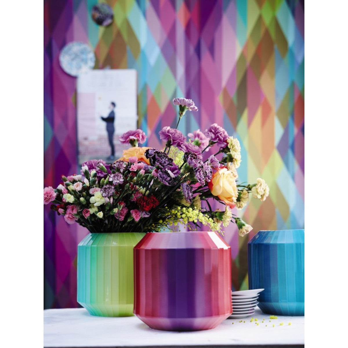 Rosenthal Hot Spots Lime Flush Vase 16 cm Lifestyle