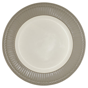 Greengate Alice Speiseteller warm grey 26,5 cm