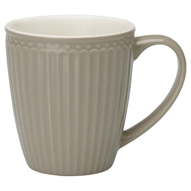 Greengate Alice Becher mit Henkel warm grey 0,4 l