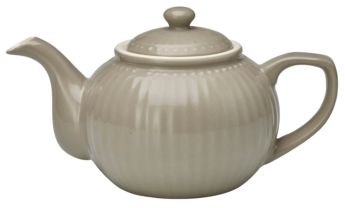 Greengate Alice Teekanne warm grey 1 l