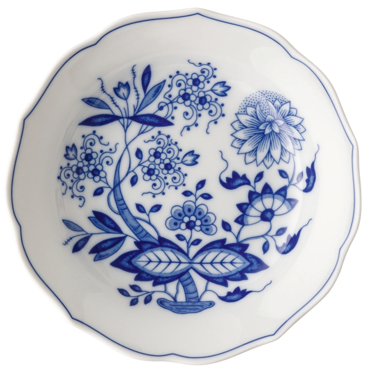 Hutschenreuther Blau Zwiebelmuster Kaffee-Untertasse 14 cm