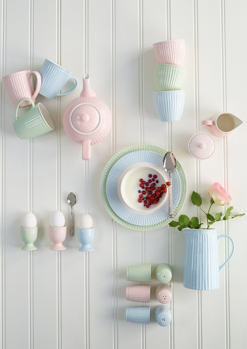 Greengate Alice Frühstücksteller pale blue 23 cm Set6 Lifestyle1