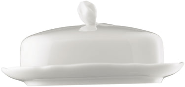 Hutschenreuther Maria Theresia Weiss Butterdose 250 gr.