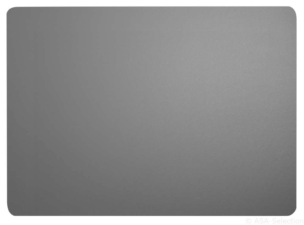 ASA Tischset Lederoptik cement 46 x 33 cm Set6