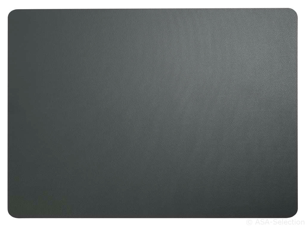 ASA Tischset Lederoptik basalt 46 x 33 cm
