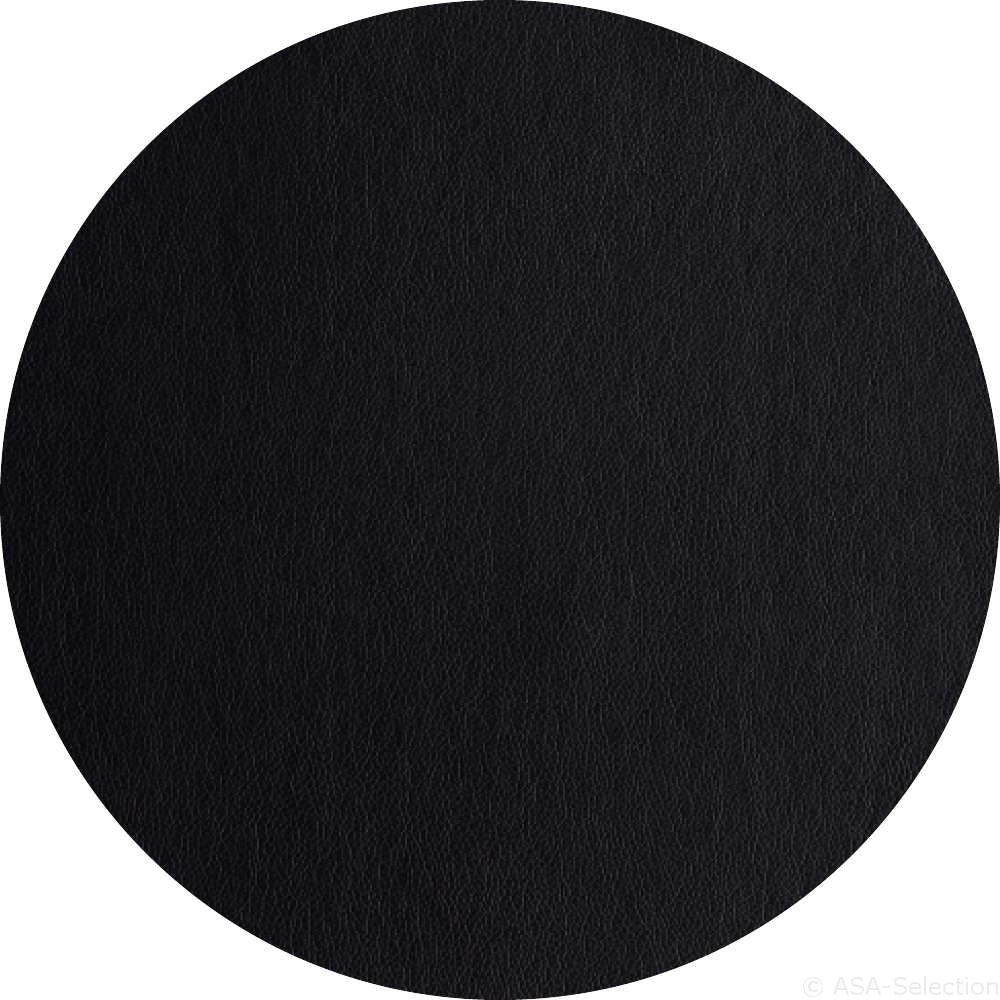 ASA Tischset rund Lederoptik schwarz 38 cm
