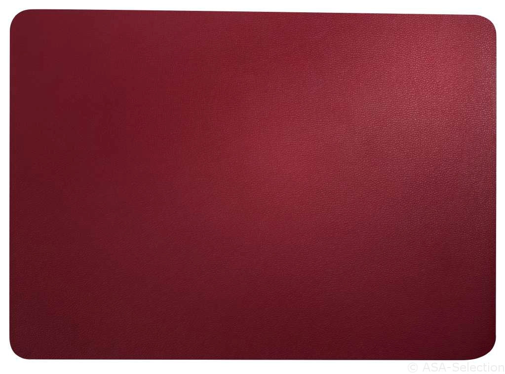 ASA Tischset magnolie Lederoptik 46 x 33 cm