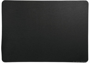 ASA Tischset Lederoptik rough black 46 x 33 cm