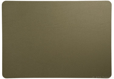 ASA Tischset Lederoptik rough olive 46 x 33 cm