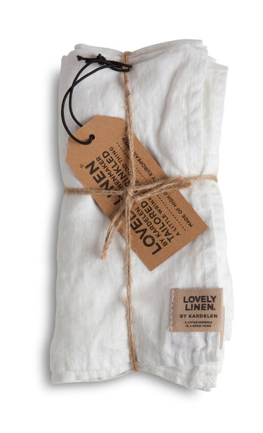 Lovely Linen Misty Serviette Leinen cloud (1 Stück)