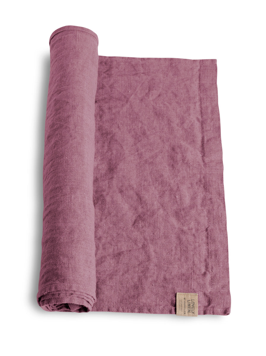 Lovely Linen Lovely Tischläufer Leinen old rose 47 x 150 cm