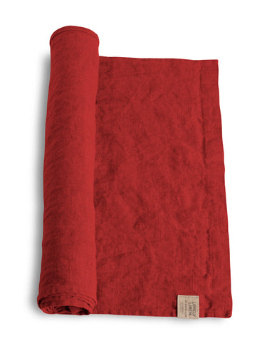 Lovely Linen Lovely Tischläufer Leinen real red 47 x 150 cm