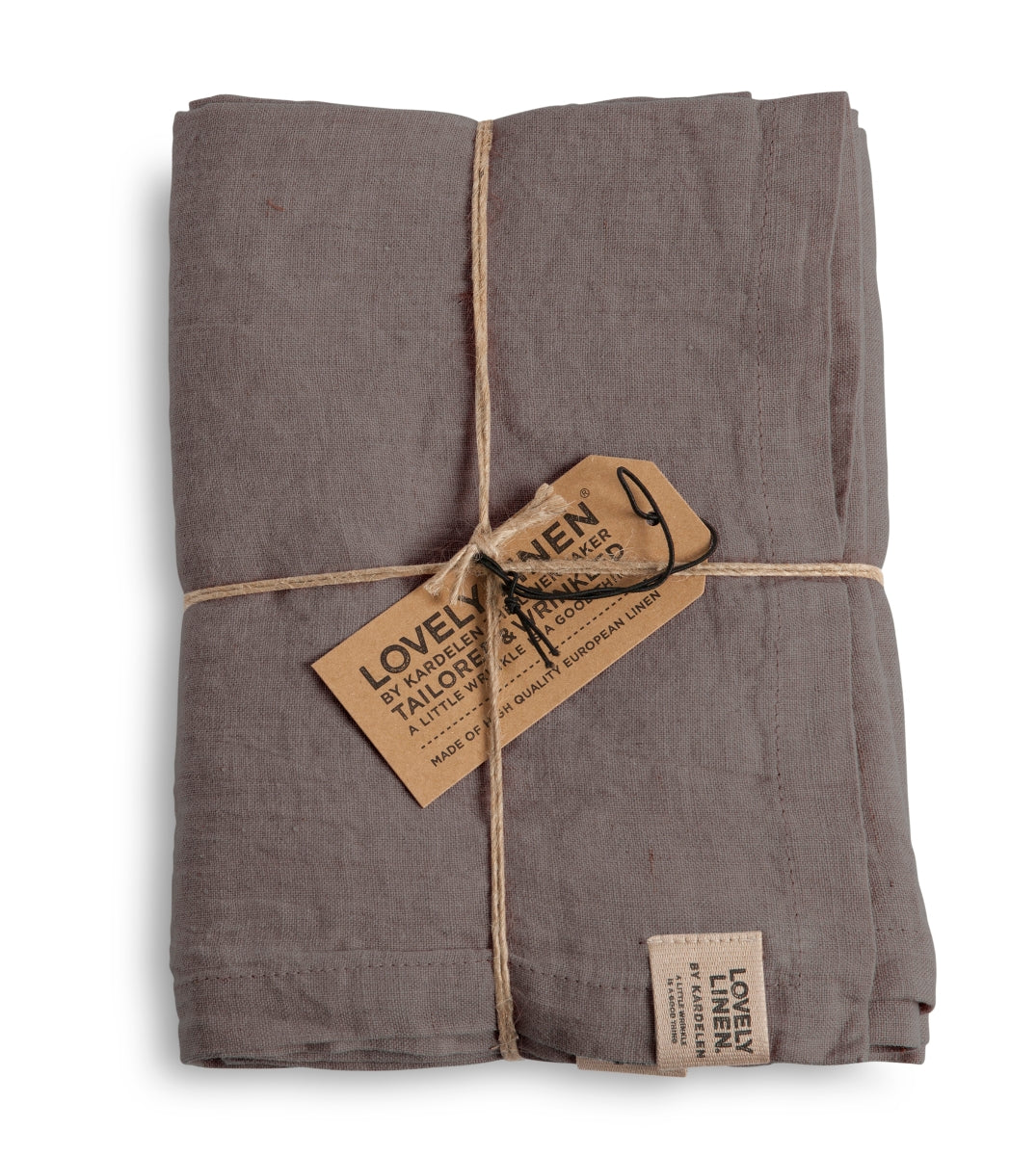 Lovely Linen Misty Tischläufer Leinen grey 45 x 150 cm