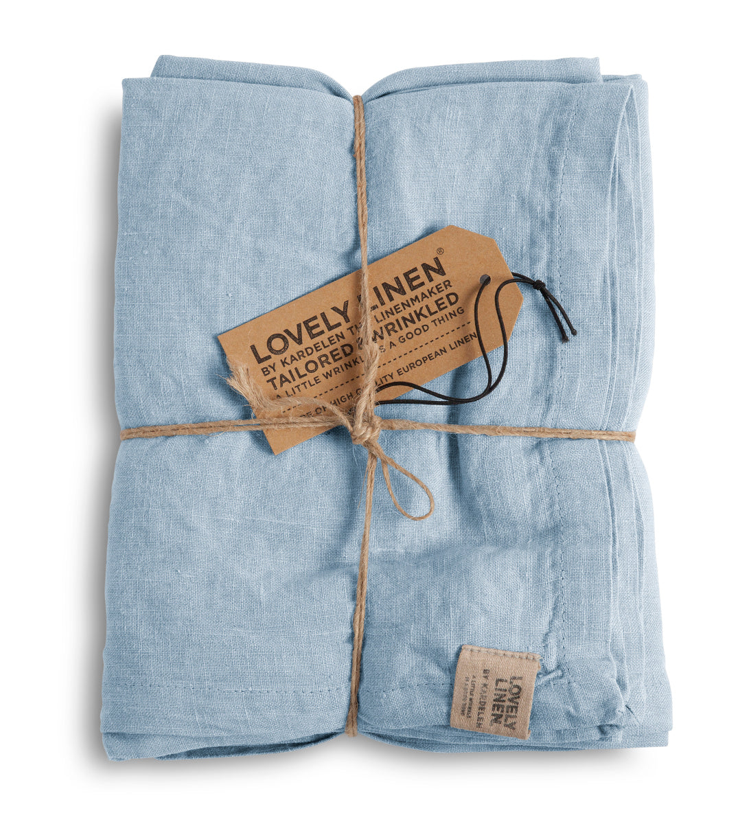 Lovely Linen Misty Tischläufer Leinen sky 45 x 150 cm
